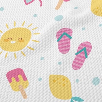 Sunglasses Beach Slippers Birdseye Piqué