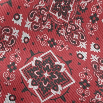 Bright Mysterious Damask Standard Corduroy