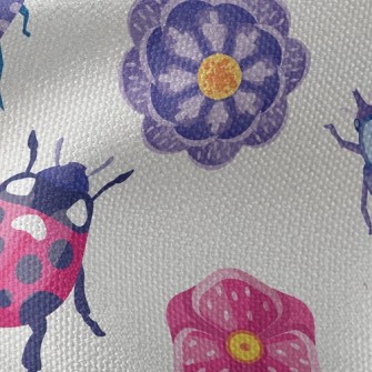 Various Colorful Insects Waterproof Canvas