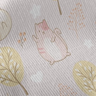 Say Hello Tumbling Kitten Standard Corduroy