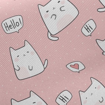 Shy Hello Kitty Twill