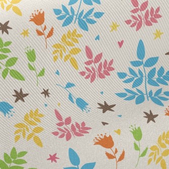 Colorful Leaves Twill
