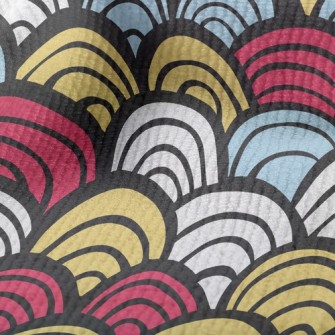Strange Wavy Pattern Terry