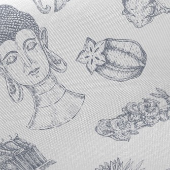 Majestic Shakyamuni Buddha Twill