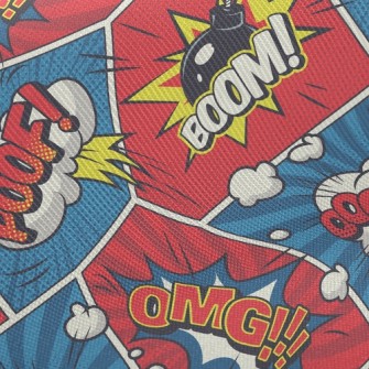 Surprise Explosion Text Twill