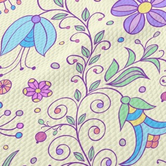 Dream World Butterfly Birdseye Piqué