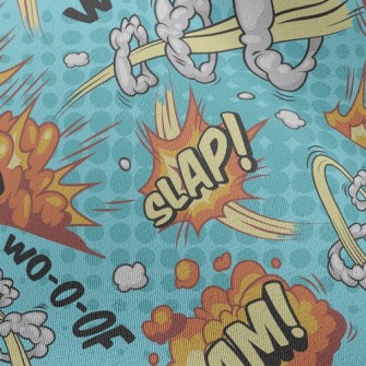 Exaggerated Sound Effect Text Chiffon
