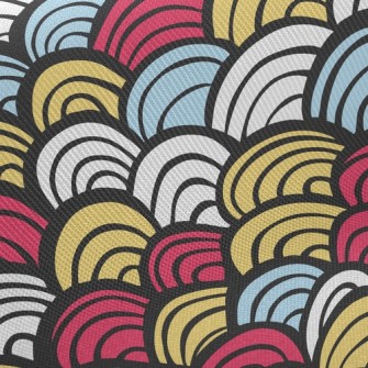 Strange Wavy Pattern Twill
