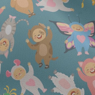 Children Pretending To Be Anim Chiffon