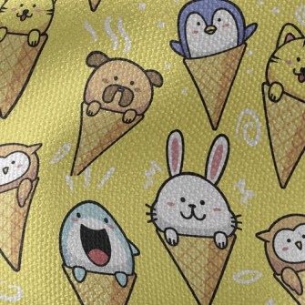 Cute Animal Cone Waterproof Canvas