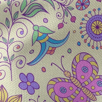Dream World Butterfly Waterproof Canvas