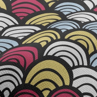 Strange Wavy Pattern Performance Linen