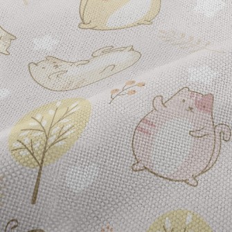 Say Hello Tumbling Kitten Performance Linen