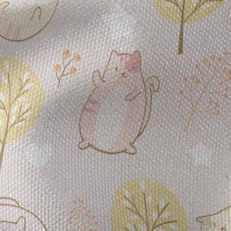 Say Hello Tumbling Kitten Waterproof Canvas