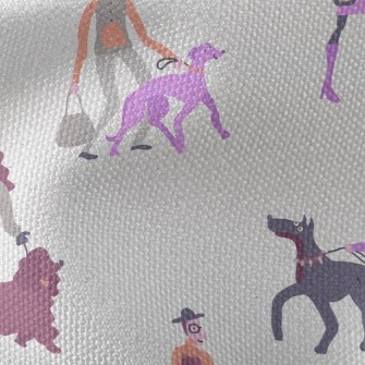 Elegant Dog Walker Waterproof Canvas