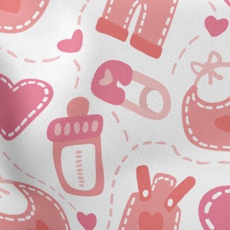 Baby Bottle Suspenders Stretch Ponte