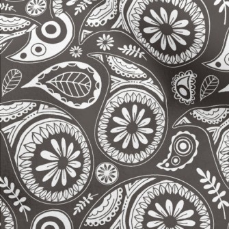 Mysterious Paisley Flower Micro Fleece
