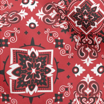 Bright Mysterious Damask Micro Fleece