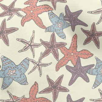 Various Starfish Families Micro Fleece