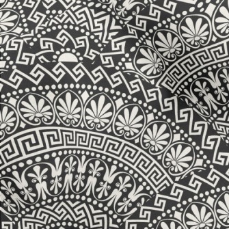 Mysterious Black And White Kal Micro Fleece