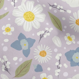 Soft Flower Garden Micro Fleece