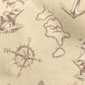 Sailing Sailing Map Micro Fleece