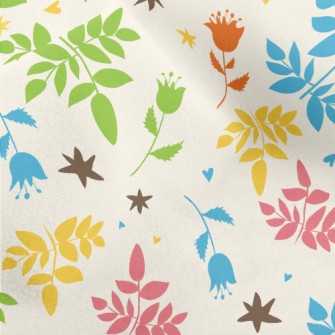 Colorful Leaves Micro Fleece