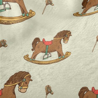 Wooden Rocking Horse Minky