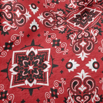 Bright Mysterious Damask Minky