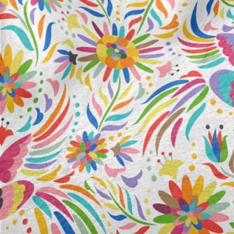 Beautiful Colorful Bird Minky