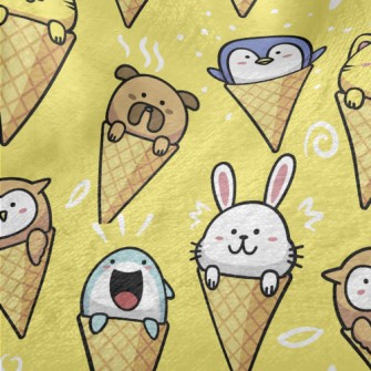 Cute Animal Cone Minky