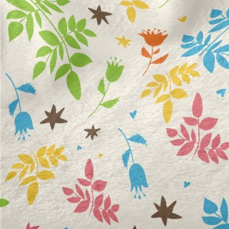 Colorful Leaves Minky