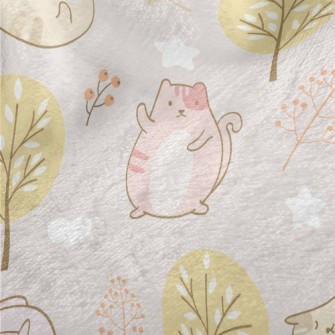 Say Hello Tumbling Kitten Minky