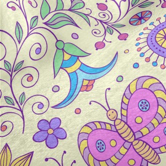 Dream World Butterfly Minky