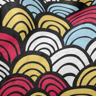Strange Wavy Pattern Minky