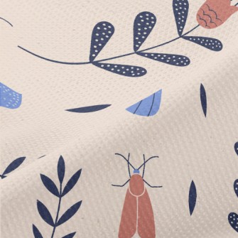 Insects In The Garden Piqué