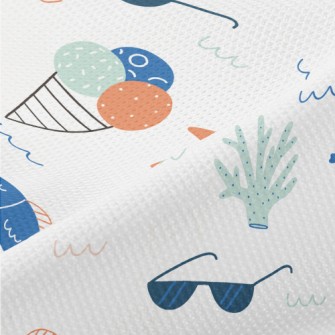 Coral Fish Beach Ball Piqué