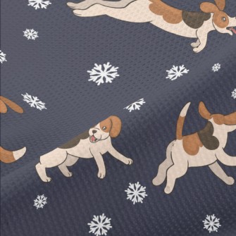 Chasing Snowflake Dogs Piqué