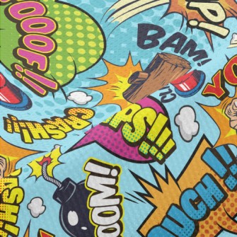 Passionate Comic Text Piqué