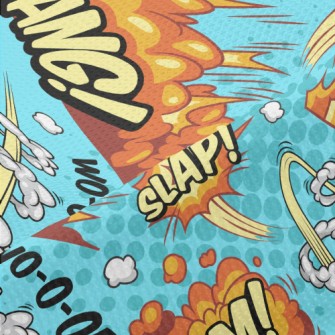 Exaggerated Sound Effect Text Piqué