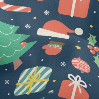 Merry Christmas Lightweight Performance Linen