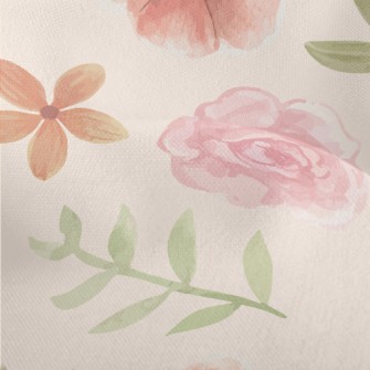 Smudged Gentle Rose Lightweight Performance Linen