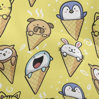 Cute Animal Cone Lightweight Performance Linen