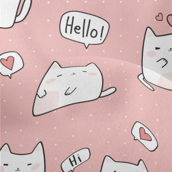 Shy Hello Kitty Lightweight Performance Linen