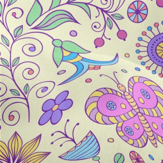 Dream World Butterfly Lightweight Performance Linen