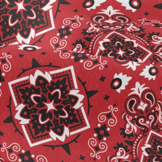 Bright Mysterious Damask Modern Jersey