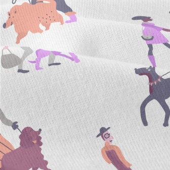 Elegant Dog Walker Modern Jersey