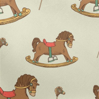 Wooden Rocking Horse Pongee