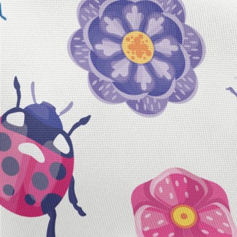 Various Colorful Insects Pongee