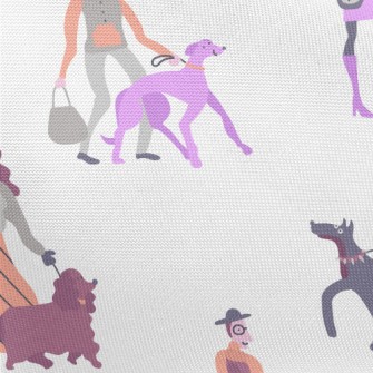 Elegant Dog Walker Pongee